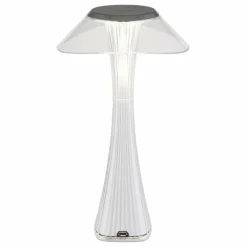 Ambra Lampe à poser Luminaires Globo Lighting LED Chrome, Transparent, 1 lumière