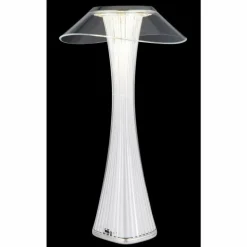 Ambra Lampe à poser Luminaires Globo Lighting LED Chrome, Transparent, 1 lumière