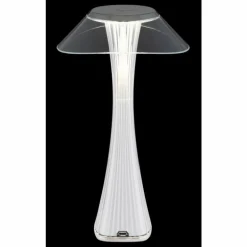 Ambra Lampe à poser Luminaires Globo Lighting LED Chrome, Transparent, 1 lumière