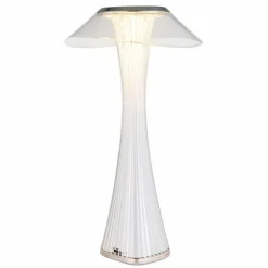 Ambra Lampe à poser Luminaires Globo Lighting LED Chrome, Transparent, 1 lumière