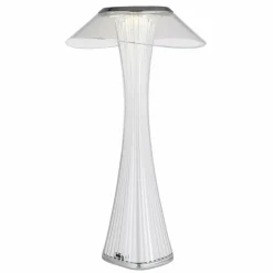 Ambra Lampe à poser Luminaires Globo Lighting LED Chrome, Transparent, 1 lumière