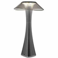 Ambra Lampe à poser Luminaires Globo Lighting LED Chrome, Fumée, Noir, 1 lumière