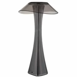 Ambra Lampe à poser Luminaires Globo Lighting LED Chrome, Fumée, Noir, 1 lumière