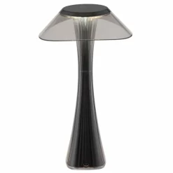 Ambra Lampe à poser Luminaires Globo Lighting LED Chrome, Fumée, Noir, 1 lumière