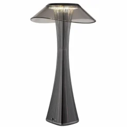 Ambra Lampe à poser Luminaires Globo Lighting LED Chrome, Fumée, Noir, 1 lumière