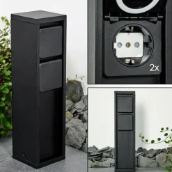 Amersfoort Prises électriques d'extérieur, Accessoire Noir