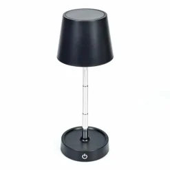 Amien Lampe de table d'extérieur, Lampe à poser LED Noir, Argenté, 1 lumière