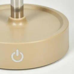 Amien Lampe de table d'extérieur, Lampe à poser LED Sable, Argenté, 1 lumière