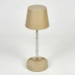 Amien Lampe de table d'extérieur, Lampe à poser LED Sable, Argenté, 1 lumière