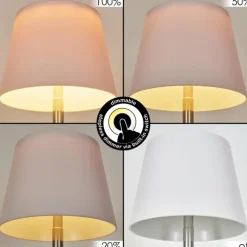 Amien Lampe de table d'extérieur, Lampe à poser LED Argenté, Blanc, 1 lumière