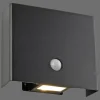 AMIN Applique murale Luminaires Leuchten Direkt LED Noir, 2 lumières, Détecteur de mouvement