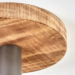 Amnicon Plafonnier Écru, Noir, 1 lumière