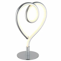Amore Lampe à poser Luminaires Globo Lighting LED Chrome, 1 lumière
