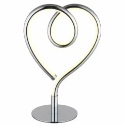 Amore Lampe à poser Luminaires Globo Lighting LED Chrome, 1 lumière