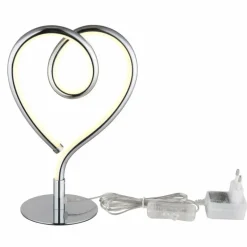 Amore Lampe à poser Luminaires Globo Lighting LED Chrome, 1 lumière