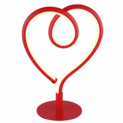 Amore Lampe à poser Luminaires Globo Lighting LED Rouge, 1 lumière