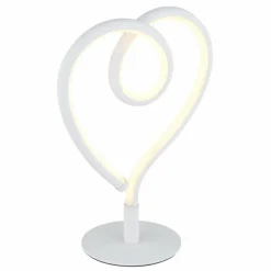 Amore Lampe à poser Luminaires Globo Lighting LED Blanc, 1 lumière