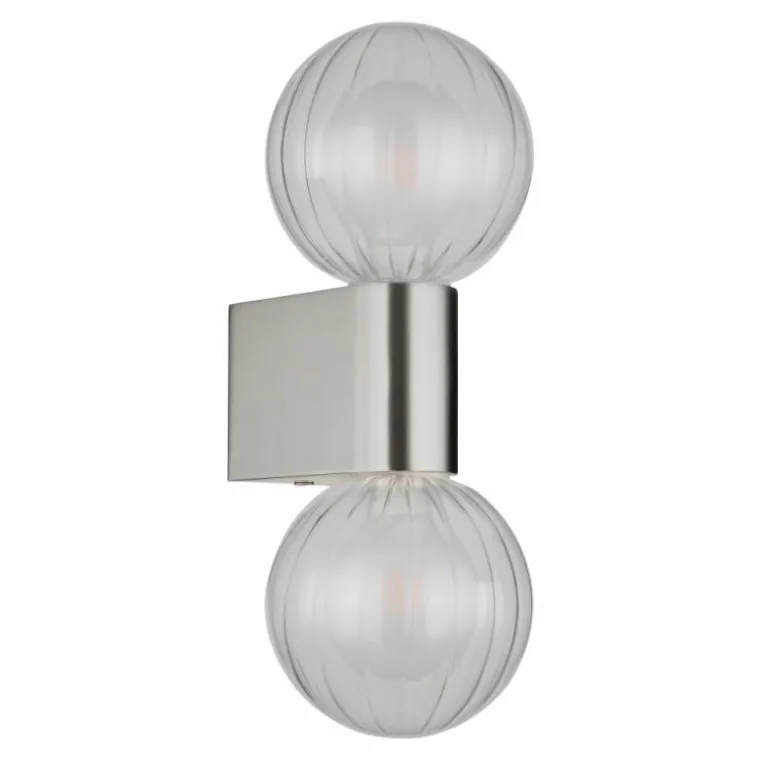 Ander Applique murale Luminaires Globo Lighting Gris, 2 lumières