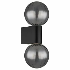 Ander Applique murale Luminaires Globo Lighting Noir, 2 lumières