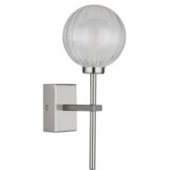 Ander Applique murale Luminaires Globo Lighting Nickel mat, 1 lumière