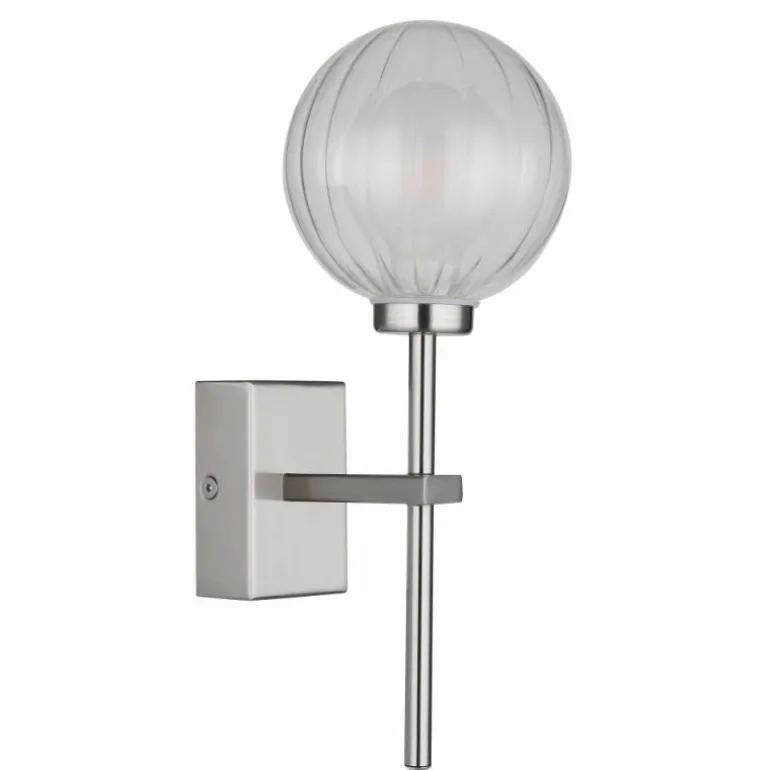 Ander Applique murale Luminaires Globo Lighting Nickel mat, 1 lumière