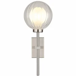 Ander Applique murale Luminaires Globo Lighting Nickel mat, 1 lumière