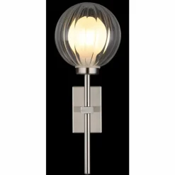Ander Applique murale Luminaires Globo Lighting Nickel mat, 1 lumière