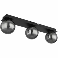 Ander Plafonnier Luminaires Globo Lighting Noir, 3 lumières