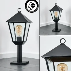 Anfei Eclairage de chemin Noir, 1 lumière