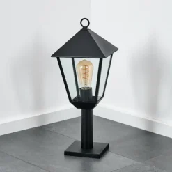 Anfei Eclairage de chemin Noir, 1 lumière