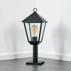 Anfei Eclairage de chemin Noir, 1 lumière