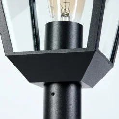 Anfei Eclairage de chemin Noir, 1 lumière