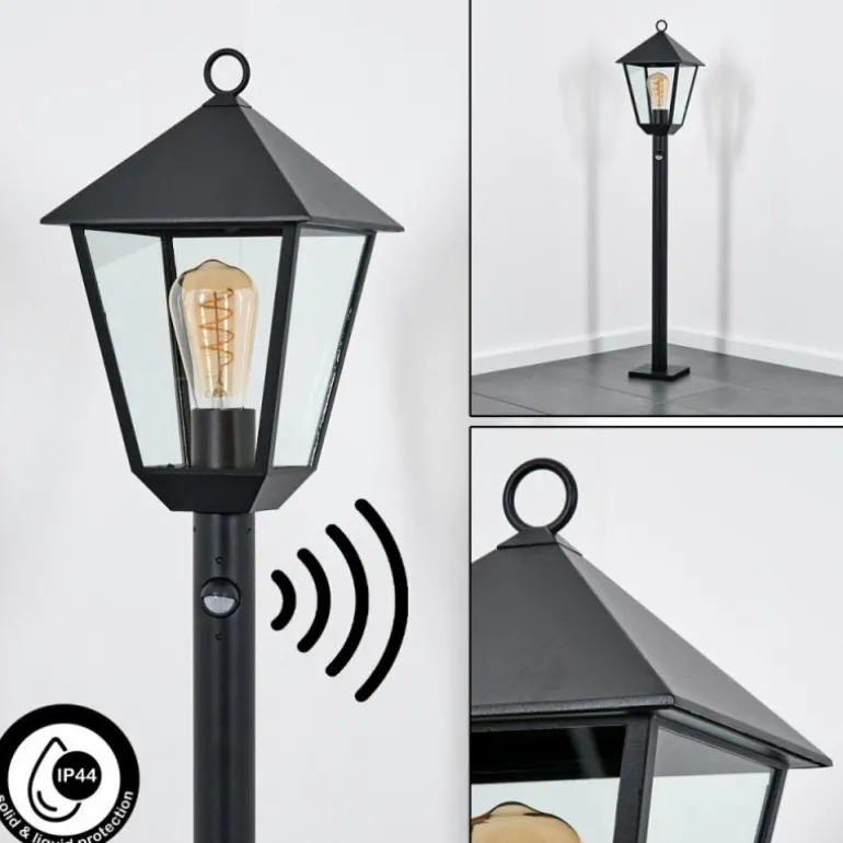 Anfei Eclairage de chemin Noir, 1 lumière, Détecteur de mouvement
