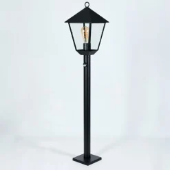 Anfei Eclairage de chemin Noir, 1 lumière, Détecteur de mouvement