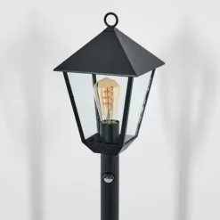 Anfei Eclairage de chemin Noir, 1 lumière, Détecteur de mouvement