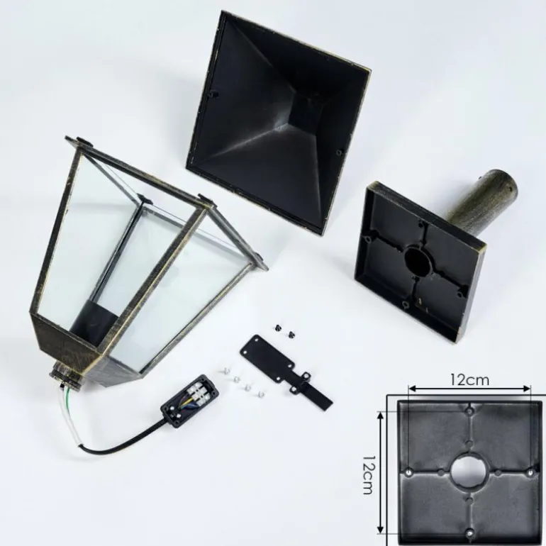 Anfei Eclairage de chemin Brun, Or, 1 lumière