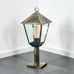 Anfei Eclairage de chemin Brun, Or, 1 lumière