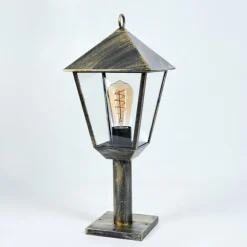 Anfei Eclairage de chemin Brun, Or, 1 lumière