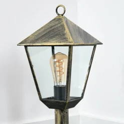 Anfei Eclairage de chemin Brun, Or, 1 lumière