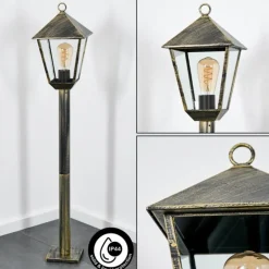 Anfei Eclairage de chemin Brun, Or, 1 lumière