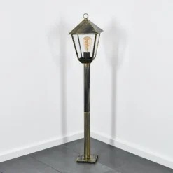 Anfei Eclairage de chemin Brun, Or, 1 lumière