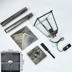 Anfei Eclairage de chemin Brun, Or, 1 lumière