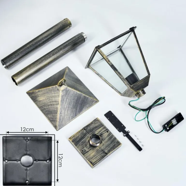 Anfei Eclairage de chemin Brun, Or, 1 lumière