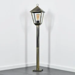 Anfei Eclairage de chemin Brun, Or, 1 lumière