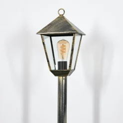 Anfei Eclairage de chemin Brun, Or, 1 lumière