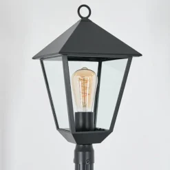 Anfei Eclairage de chemin Noir, 1 lumière