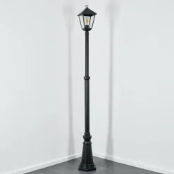 Anfei Eclairage de chemin Noir, 1 lumière