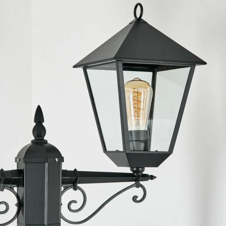 Anfei Eclairage de chemin Noir, 2 lumières