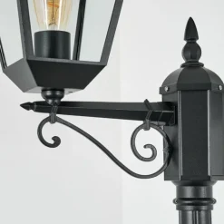 Anfei Eclairage de chemin Noir, 2 lumières