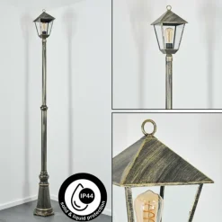 Anfei Eclairage de chemin Or, Noir, 1 lumière